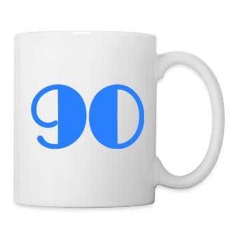 90. HAPPY BIRTHDAY. HAPPY BIRTHDAY - Mug - white - Right