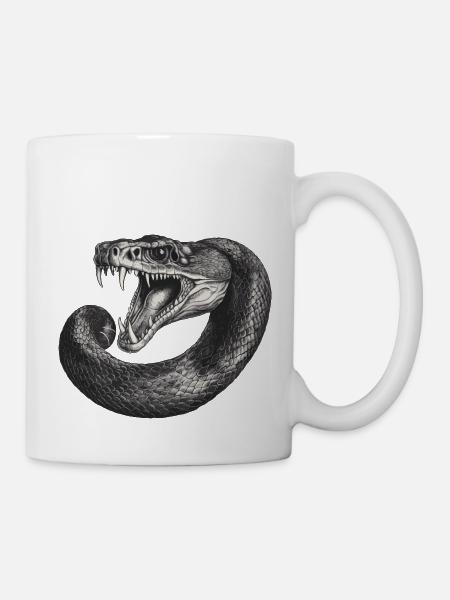 Snake - Tasse - Weiß