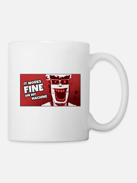 It works fine on my machine - Mug - white