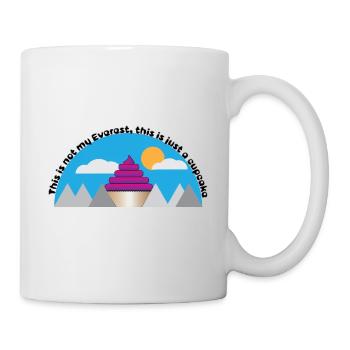 this is not my Everest cupcake - Mug - white - Right