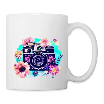 Photographer Photographing Camera Funny Photographers - Mug - white - Right