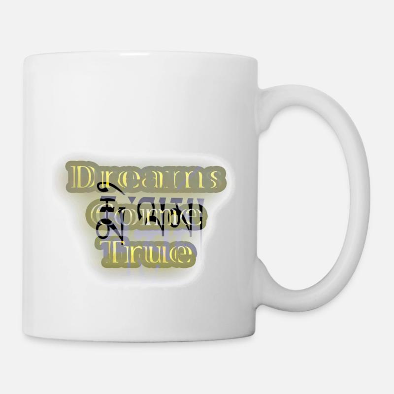 Dreams Come True Digital Art - Tasse - Weiß