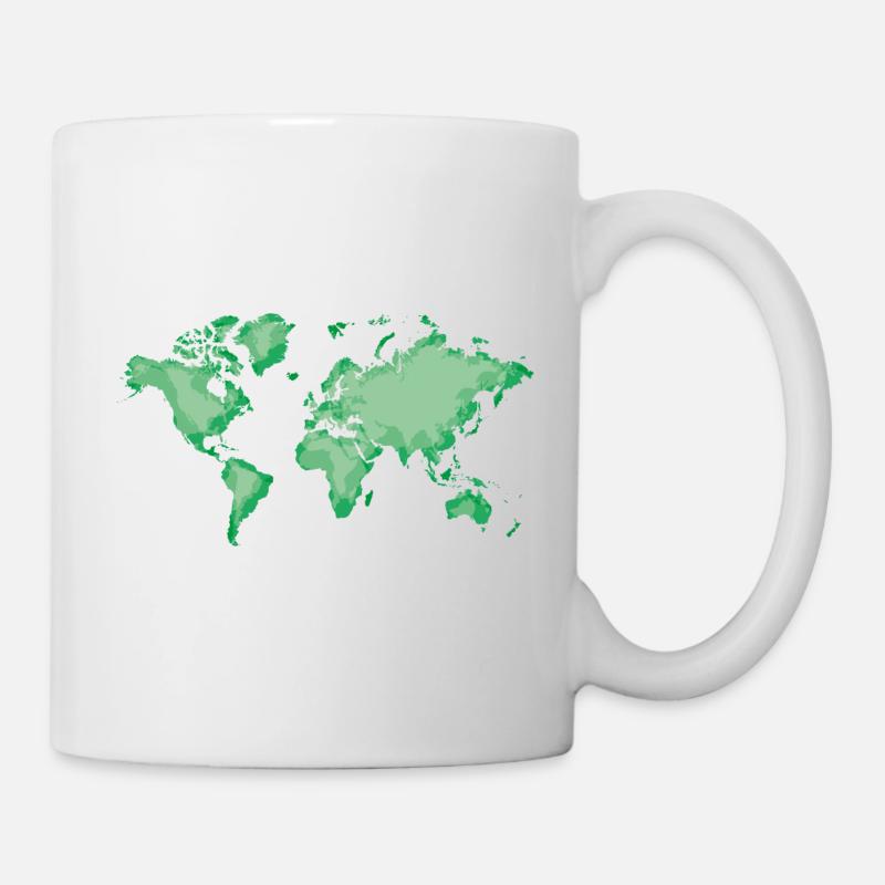 Green World - Mug - white