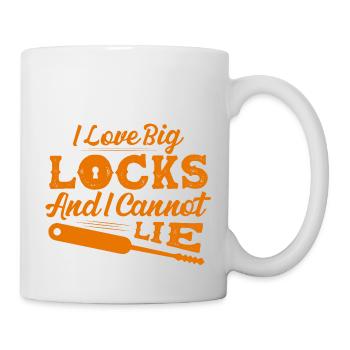 I Love Big Locks And I Cannot Lie Locksmith Lockpi - Mug - white - Right