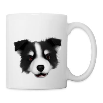 Hundehalter Border Collie Hunde Hundeliebhaber - Tasse - Weiß - Rechts