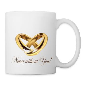 Heart of Rings, Never without You Saying - Mug - white - Right