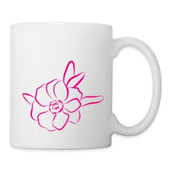 Flower Blume Pflanze - Tasse - Weiß - Rechts