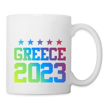 Grèce 2023 - Mug blanc - blanc - Droite
