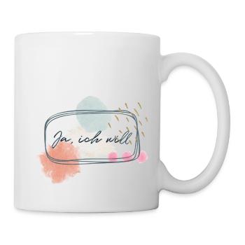 ich will - Tasse - Weiß - Rechts