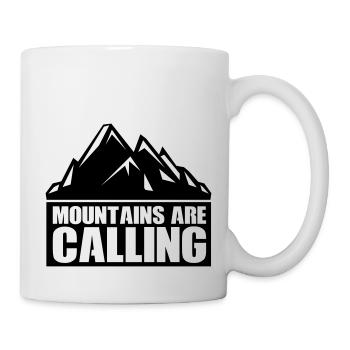 Montagnes - Mug blanc - blanc - Droite