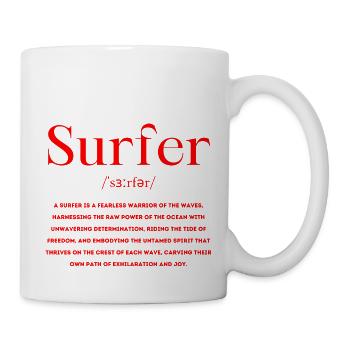 Surfer Definition - Mug - white - Right