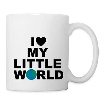 I love my little world Design - Tasse - Weiß - Rechts