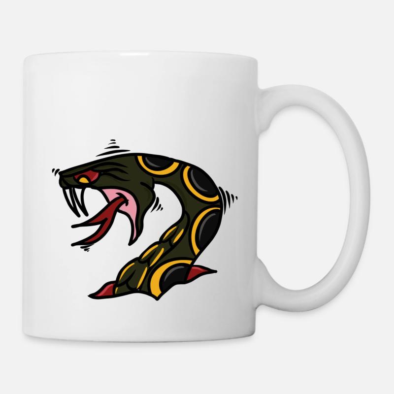 Verwundete Kobra - Tasse - Weiß