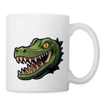 Alligator - Tasse - Weiß - Rechts