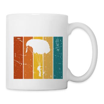 Parachute cadeau Vintage - Mug blanc - blanc - Droite