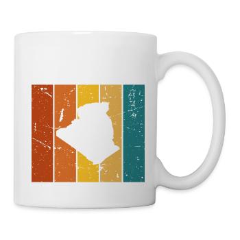 Algérie cadeau Vintage - Mug blanc - blanc - Droite