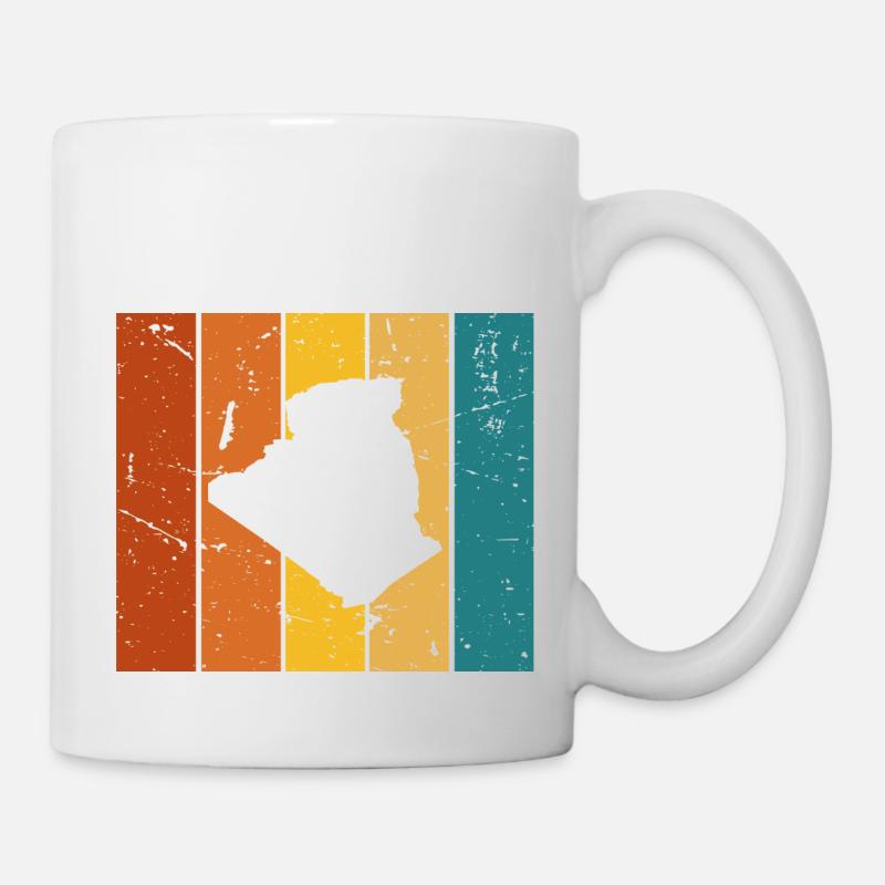 Algérie cadeau Vintage - Mug blanc - blanc