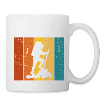 Vintage gift hike - Mug - white - Right