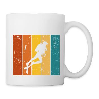 Plongée sous marine cadeau Vintage - Mug blanc - blanc - Droite