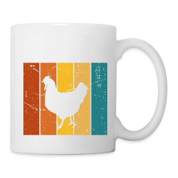 Vintage gift hen - Mug - white - Right