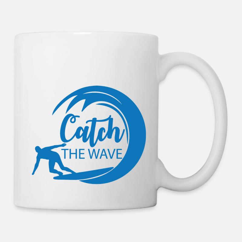 Catch the wave - Mug - white
