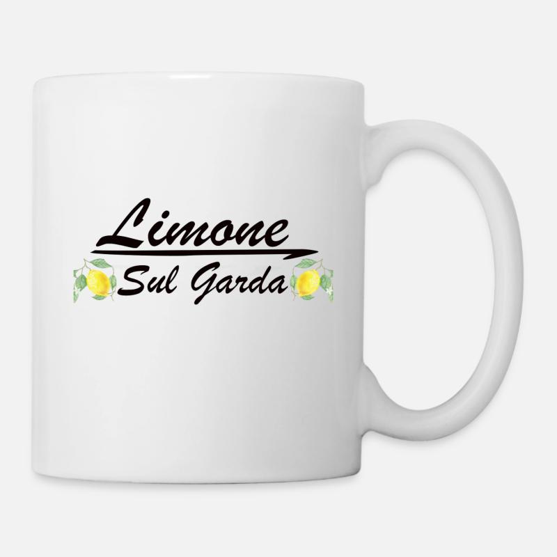 Gardasee, Lago di Garda, Limone - Tasse - Weiß