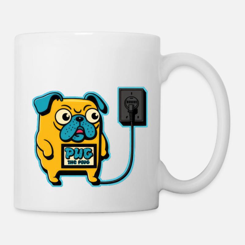 Pug the plug - Mug - white