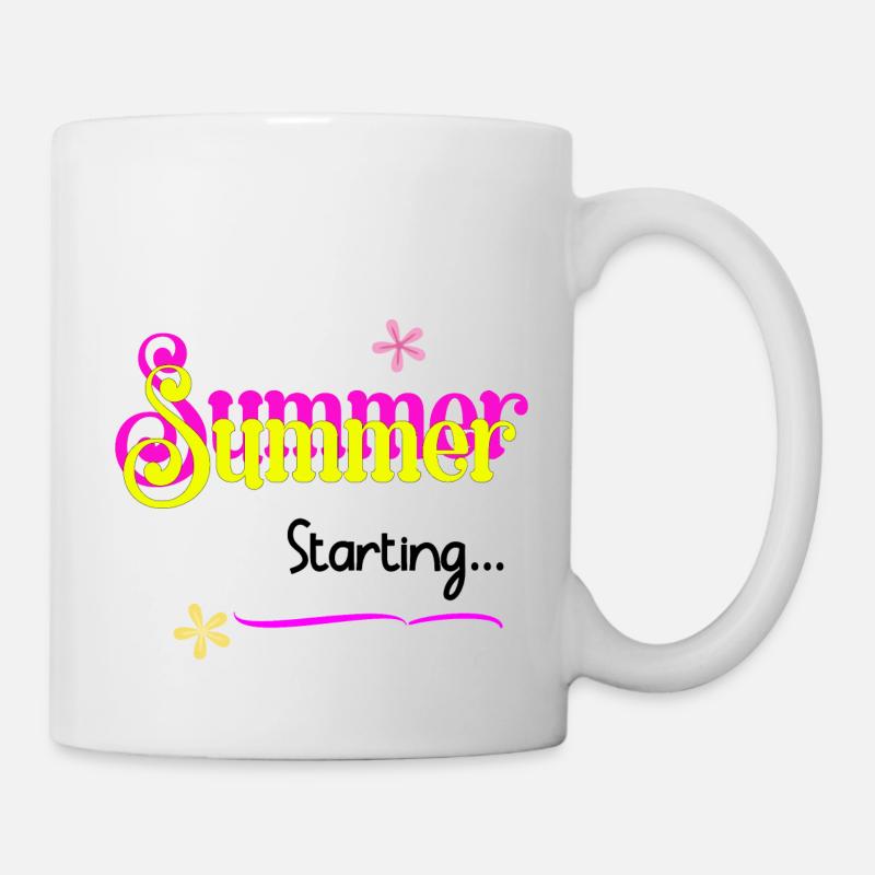 Summer Starting Design - Mug - white