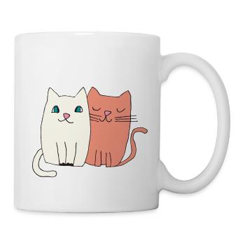 Cats' love - Mug - white - Right