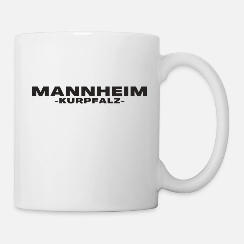 Mannheim Kurpfalz - Tasse - Weiß