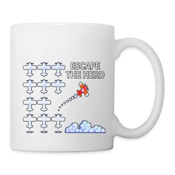 Flugzeug-Spotter und Fotograf - Tasse - Weiß - Rechts