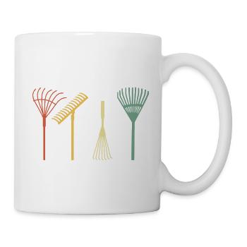 Gardener Gift Idea Rechenzentrum Hobbygardener - Tasse - Weiß - Rechts