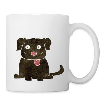 Hund - Tasse - Weiß - Rechts
