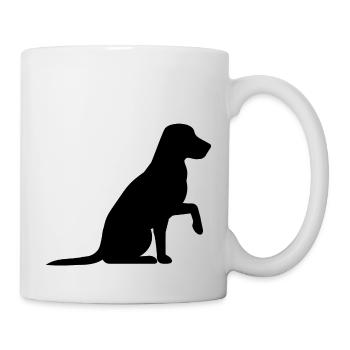 Hund - Tasse - Weiß - Rechts