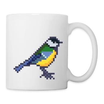 Vogel - Tasse - Weiß - Rechts