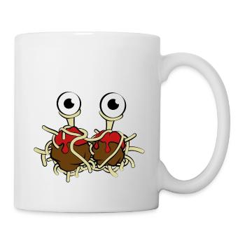 Flying Spaghetti Monster - Tasse - Weiß - Rechts