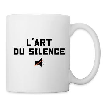 L'Art Du Silence - Mug blanc - blanc - Droite