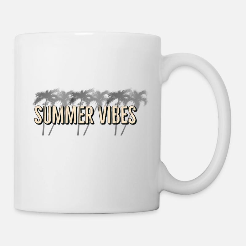 Summer vibes - Tasse - Weiß