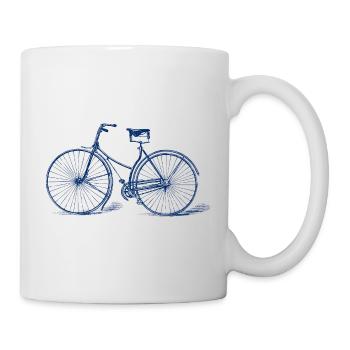 Fahrrad - Tasse - Weiß - Rechts