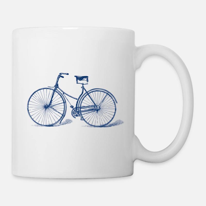 Fahrrad - Tasse - Weiß