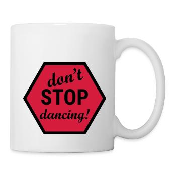 Danse Musique de danse - Mug blanc - blanc - Droite