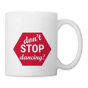 Dancing Dance Music - Tasse - Weiß - Rechts