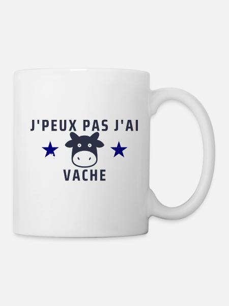 J'peux pas j'ai vache - Mug blanc - blanc