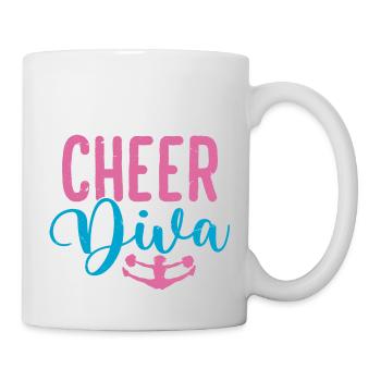 Cheer Diva Cheerleading Cheerleader - Tasse - Weiß - Rechts