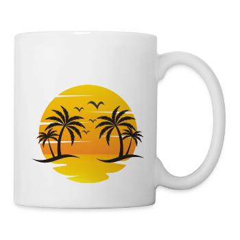 Summer sea holidays - Mug - white - Right