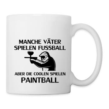 Paintball Airsoft - Tasse - Weiß - Rechts