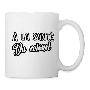 à la santé du colonel - Mug blanc - blanc - Droite