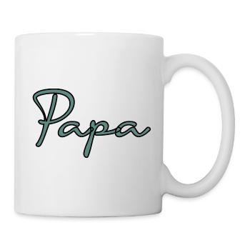 RUHESTAND. GLÜCKLICHER RUHESTAND. GLÜCKLICHER RÜCKZUG - Tasse - Weiß - Rechts
