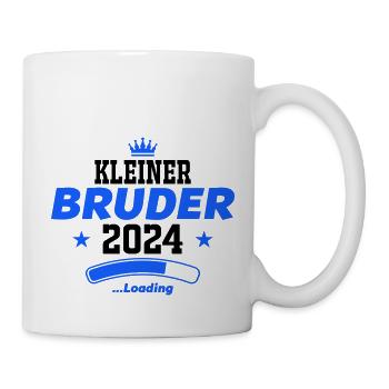 kleiner bruder 2024 - Tasse - Weiß - Rechts
