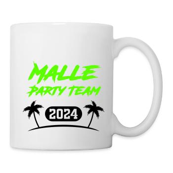 malle party team 2024 - Tasse - Weiß - Rechts